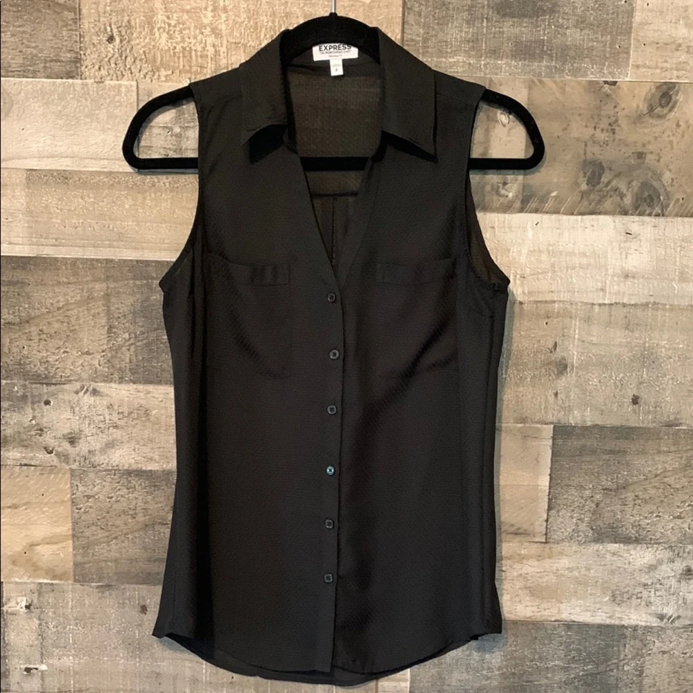 Express Original Fit Sleeveless Portofino Shirt - Picture 14 of 16